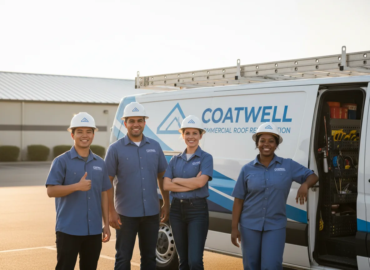 Commercial roof coating company in Astoria, IL